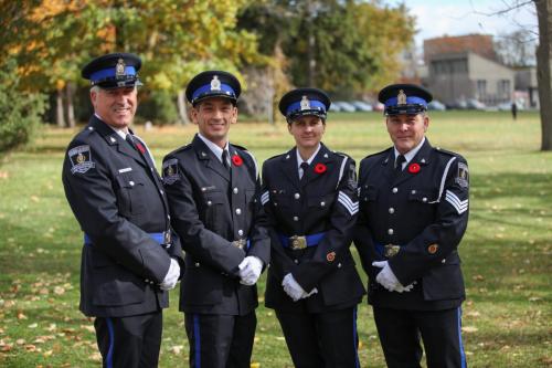 Picture of four officers