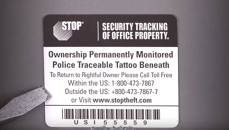 Security label image